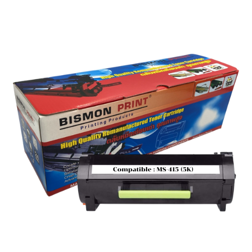 ตลับหมึกเทียบเท่า Toner Cartridge Compatible Lexmark  MS415, MS415 Remanufactured